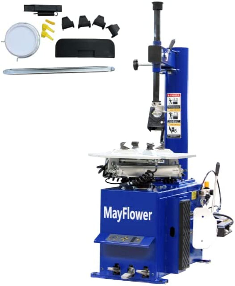 Mayflower - 1.5 HP Tire Changer Wheel Changers Machine Combo Balancer Rim Clamp 950 680 Bead Blaster / 1 Year Full Warranty