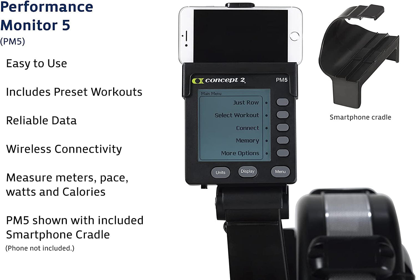 Model D Indoor Rowing Machine with PM5 Performance Monitor