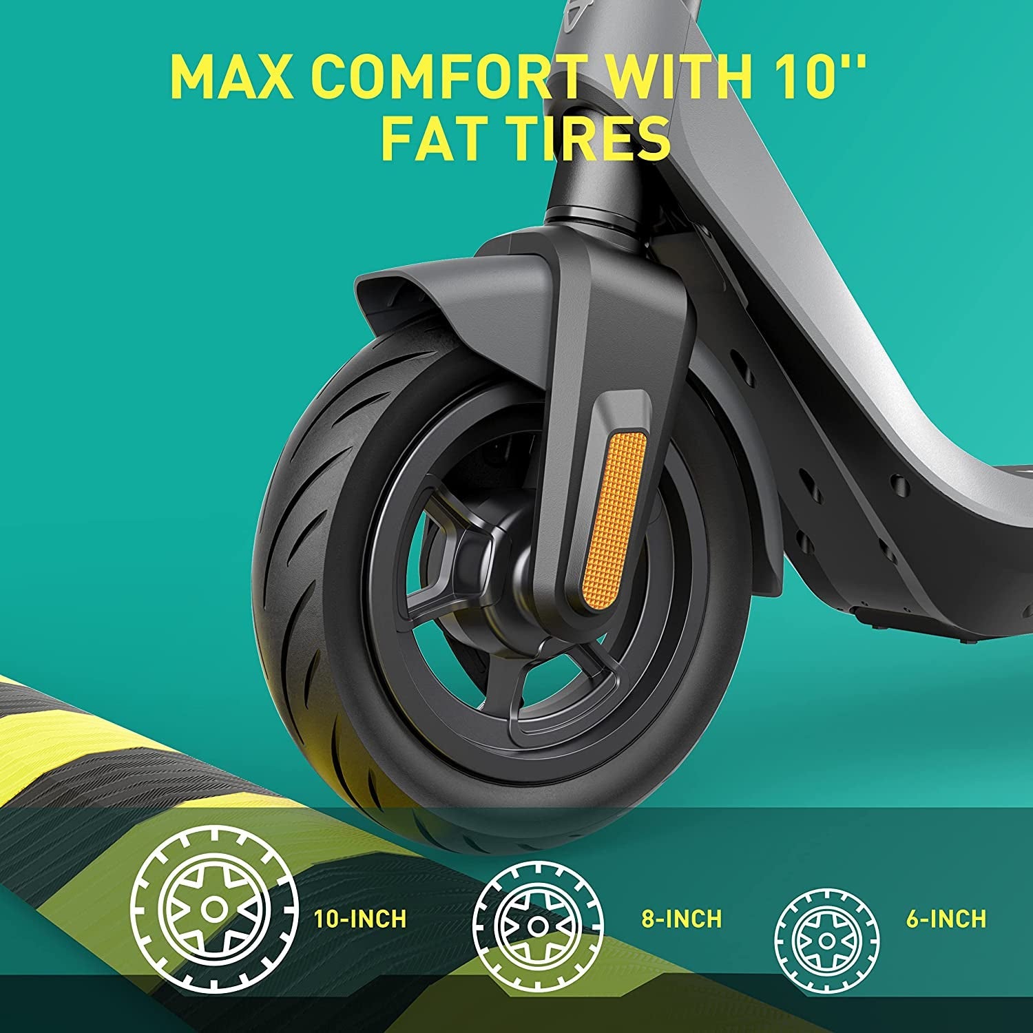 NIU Electric Scooter for Adults - 300W Power, 25 Miles Long-Range, Max 17.4MPH, 10'' Tubeless Fat Tire, Dual Brakes, W. Capacity 250Lbs, Portable Folding Commuting E-Scooter, UL Certified(Kqi2 Pro)