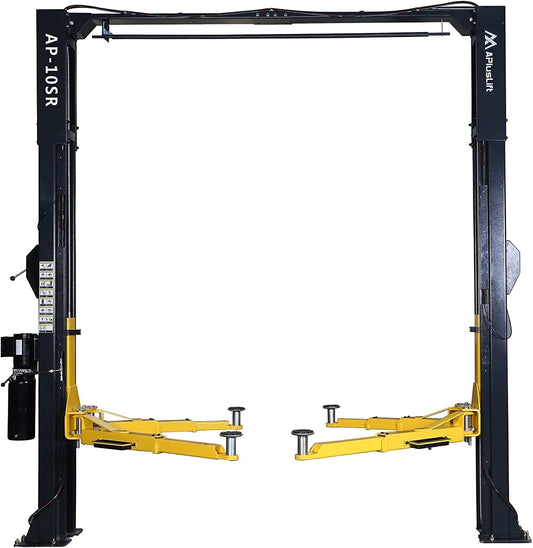 Apluslift AP-10SR 10,000 LB 2-Post Single Release over Head Heavy Duty Car Lift Industry Leading 3 Year Parts Warranty