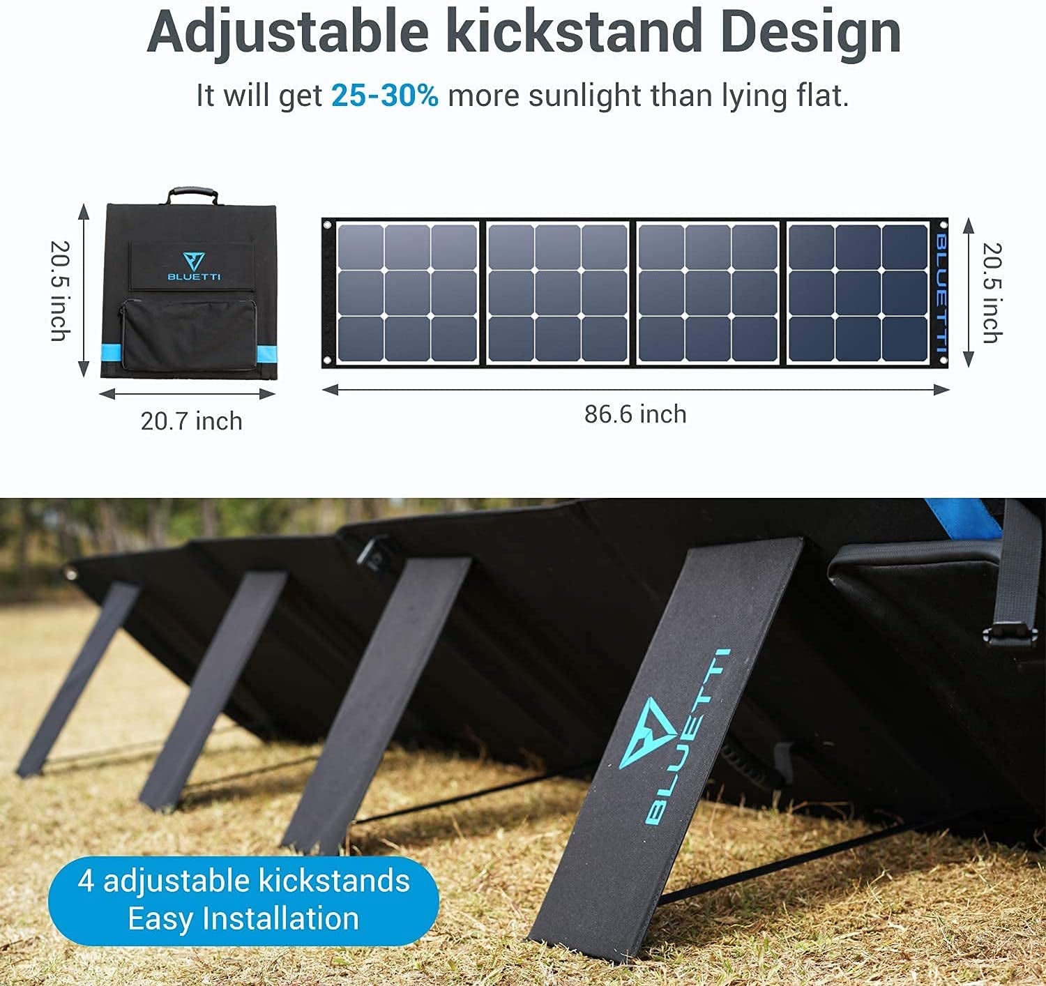 AC200P Portable Power Station with Solar Panel Included 2000W Solar Generator Kit with 3Pcs 200W Foldable Solar Panel, 6 120V AC Outlet Lithium Battery Backup for Home Use Outdoor Camping Van