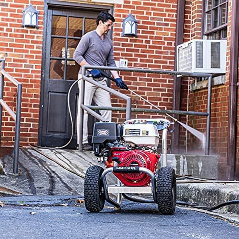 Cleaning ALH4240 Aluminum Series 4200 PSI Gas Pressure Washer, 4.0 GPM, HONDA GX390 Engine, Includes Spray Gun and Extension Wand, 5 QC Nozzle Tips, 3/8-Inch X 50-Foot Monster Hose, (49 State)