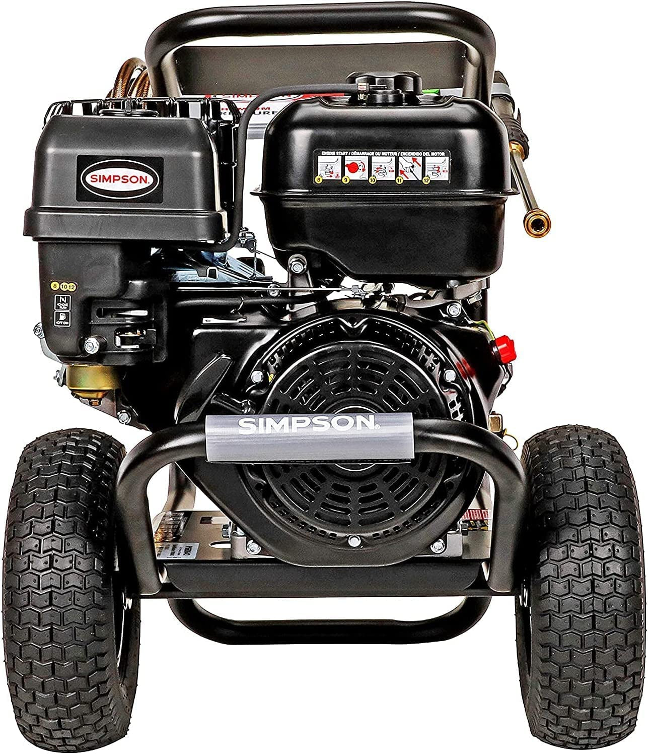 Cleaning PS60843 Powershot 4400 PSI Gas Pressure Washer, 4.0 GPM, CRX 420Cc Engine, Includes Spray Gun and Extension Wand, 5 QC Nozzle Tips, 3/8-Inch X 50-Foot Monster Hose