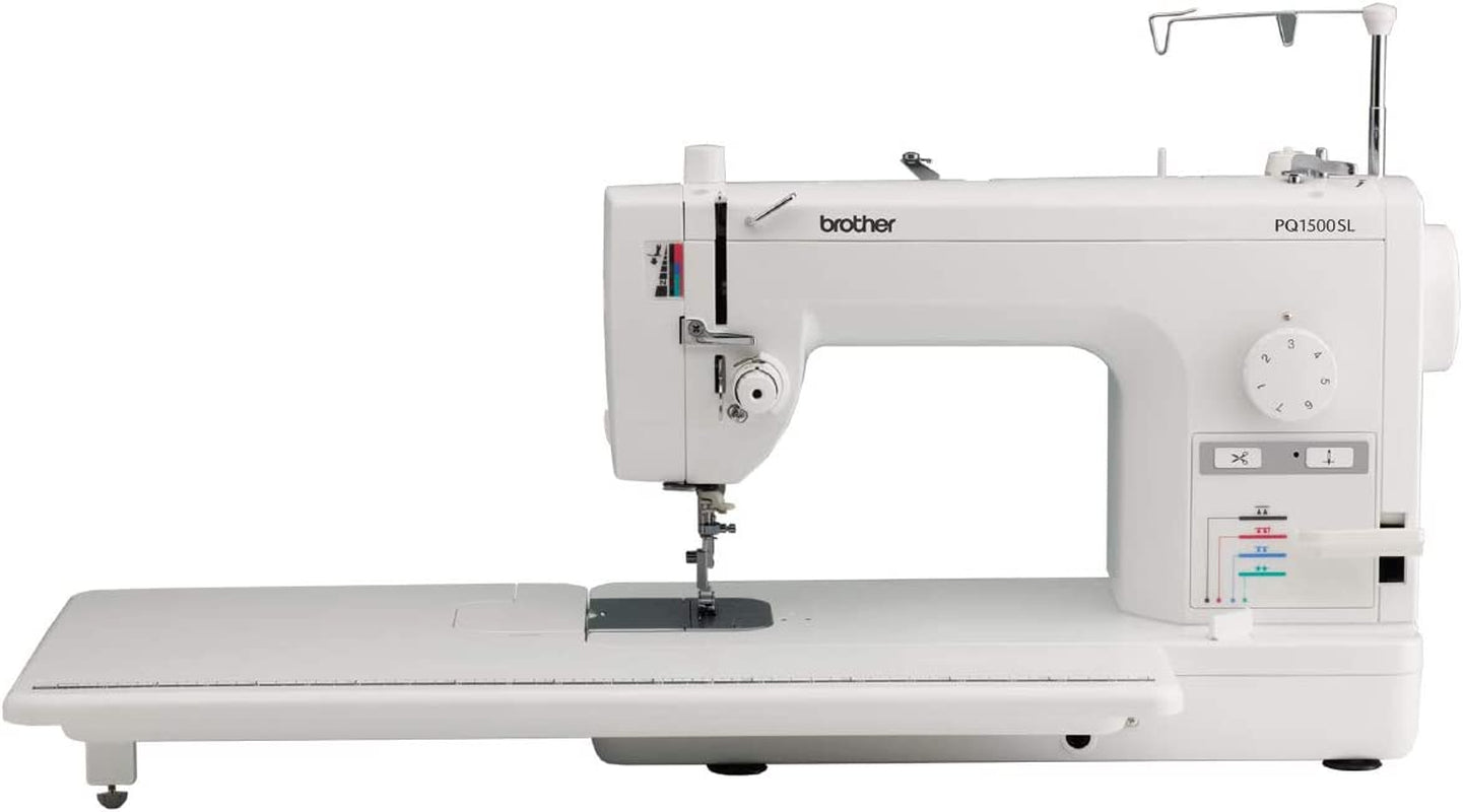 Sewing and Quilting Machine, PQ1500SL, up to 1,500 Stitches per Minute, Wide Table, 7 Included Sewing Feet