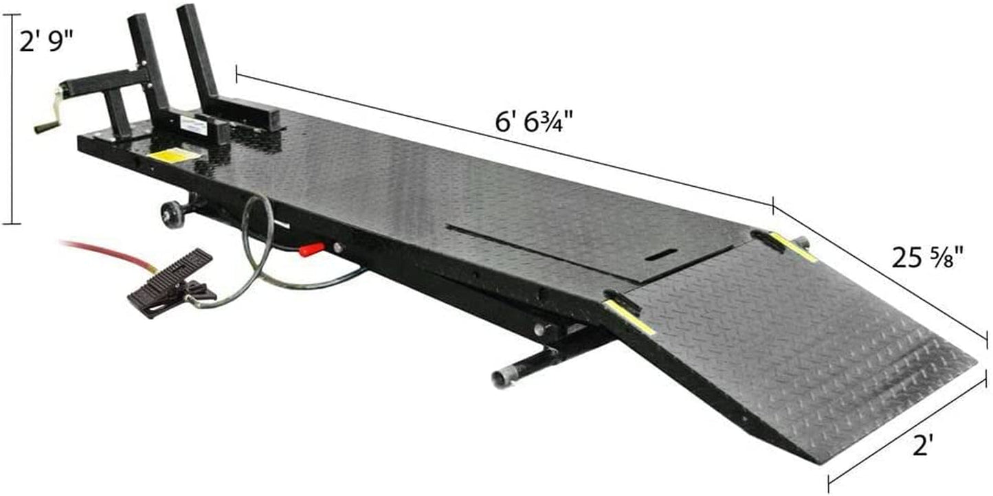 Rage Powersports  BW-1000A Air-Operated Motorcycle Lift Table