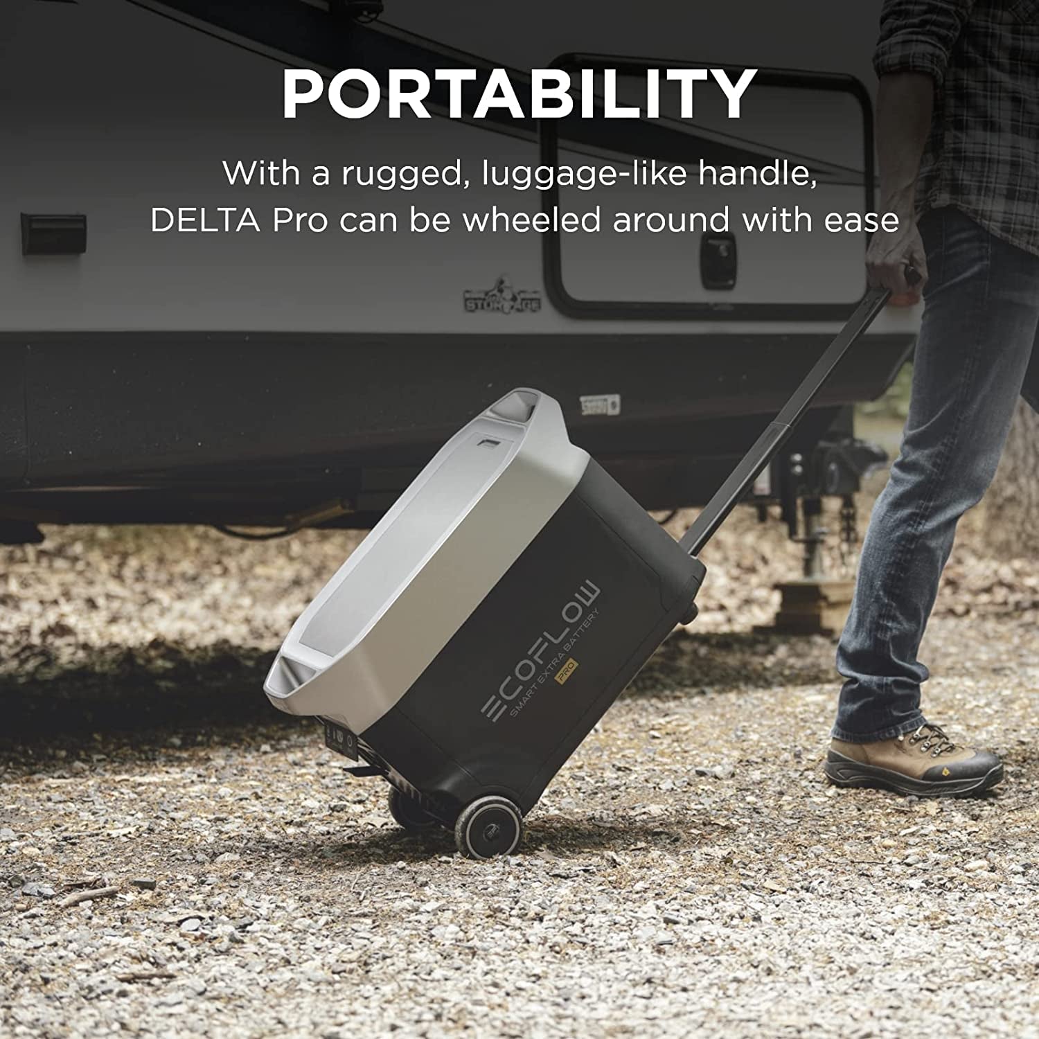 Portable Power Station 3600Wh DELTA Pro, 2.7H to Full Charge, 5 AC Outlets, 120V Lifepo4 Home Battery Backup with Expandable Capacity, Solar Generator for Home Use, Blackout, Camping, RV