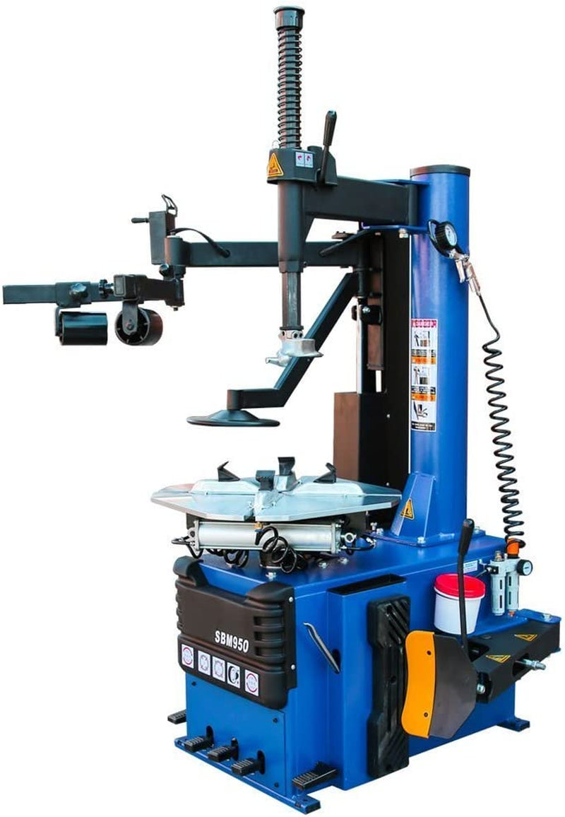 USA 1.5 HP Automaticw Tire Machine Tire Changer Wheel Balancers Machine Rim Balan CER Combo 960 680 Rim Clamping 12"-24" W/Auxiliary Arm and Air Bead Blaster Function / 12 Month Warranty