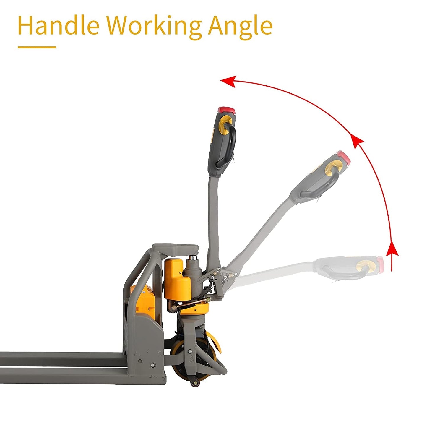 Full Electric Lithium Pallet Jack Trcuk 3300Lbs Capacity 48" X27" A-1018 and S-1002 Extra Lithium Battery