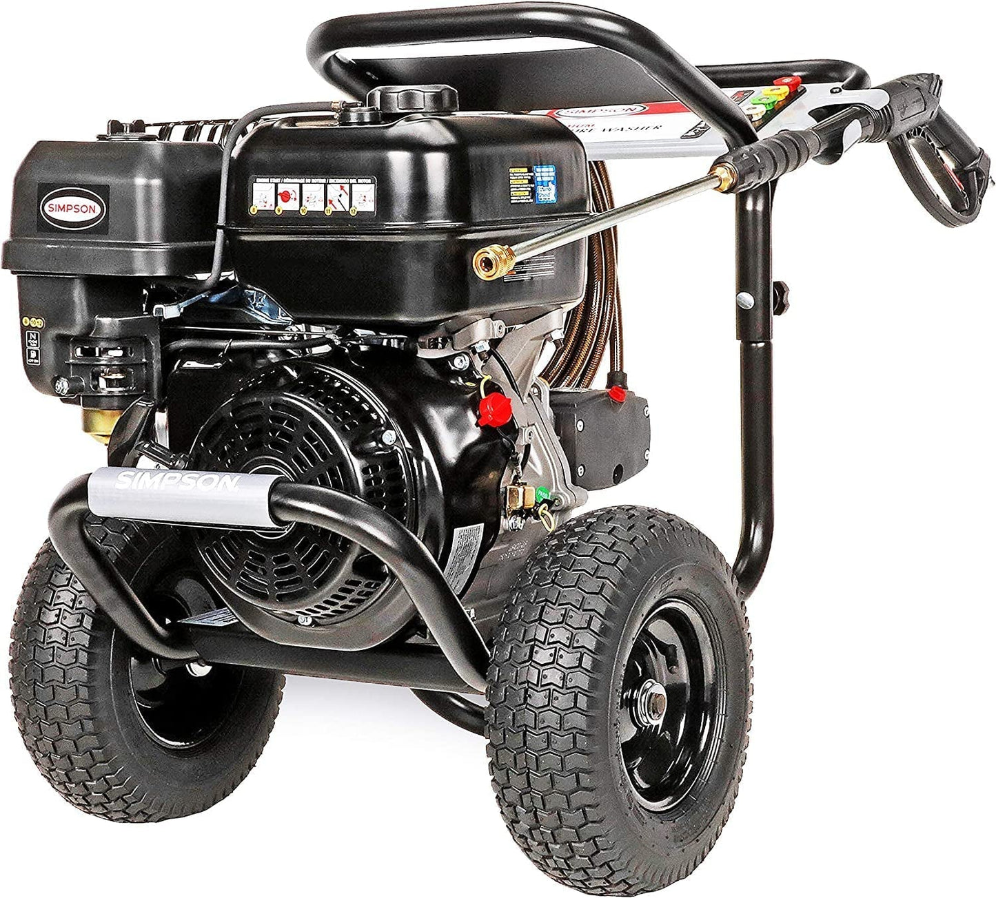 Cleaning PS60843 Powershot 4400 PSI Gas Pressure Washer, 4.0 GPM, CRX 420Cc Engine, Includes Spray Gun and Extension Wand, 5 QC Nozzle Tips, 3/8-Inch X 50-Foot Monster Hose