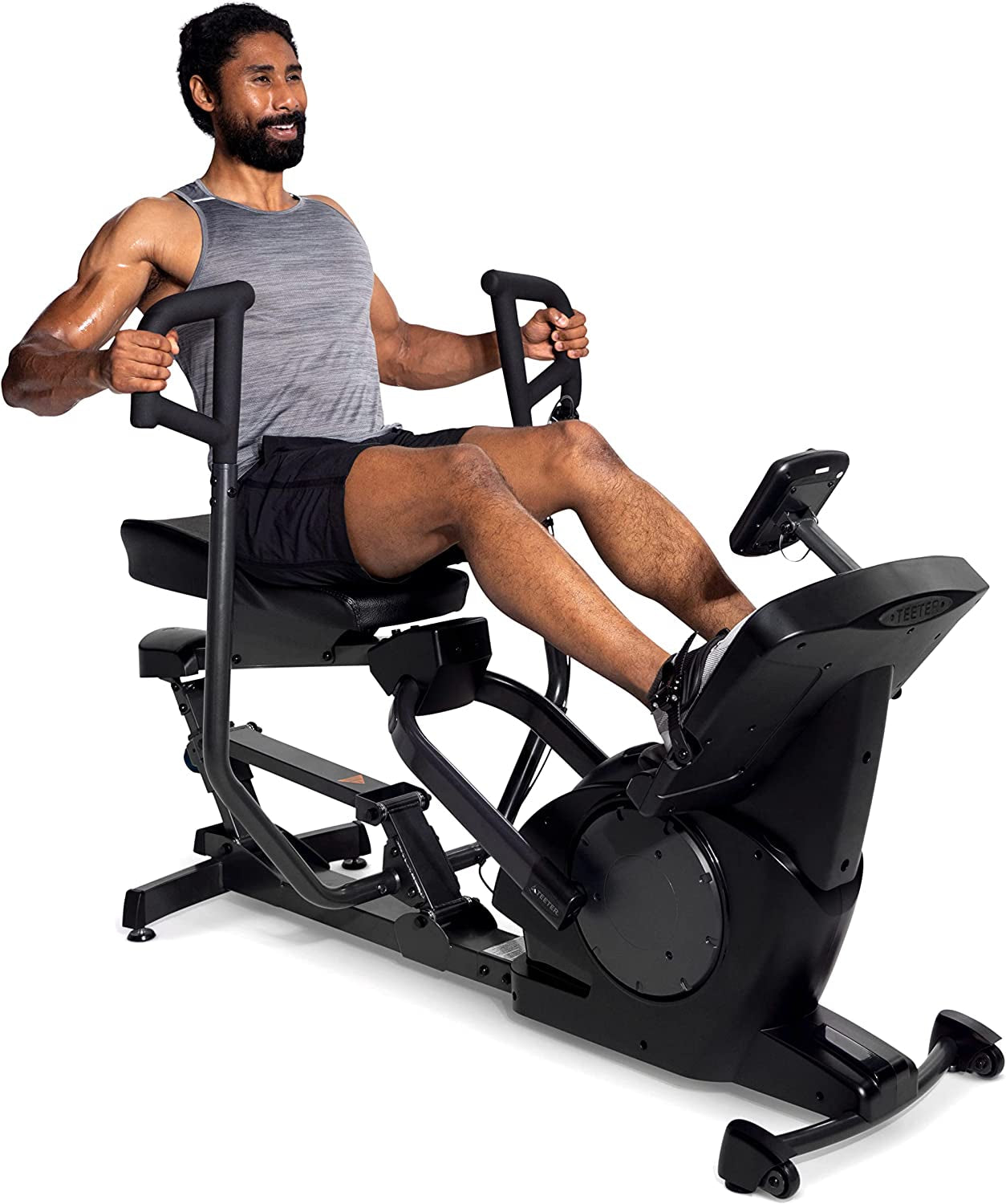 Power10 Rower with 2-Way Magnetic Resistance Elliptical Motion – Indoor Rowing Machine W/Bluetooth HRM,  Move App- Free Classes & Coaching