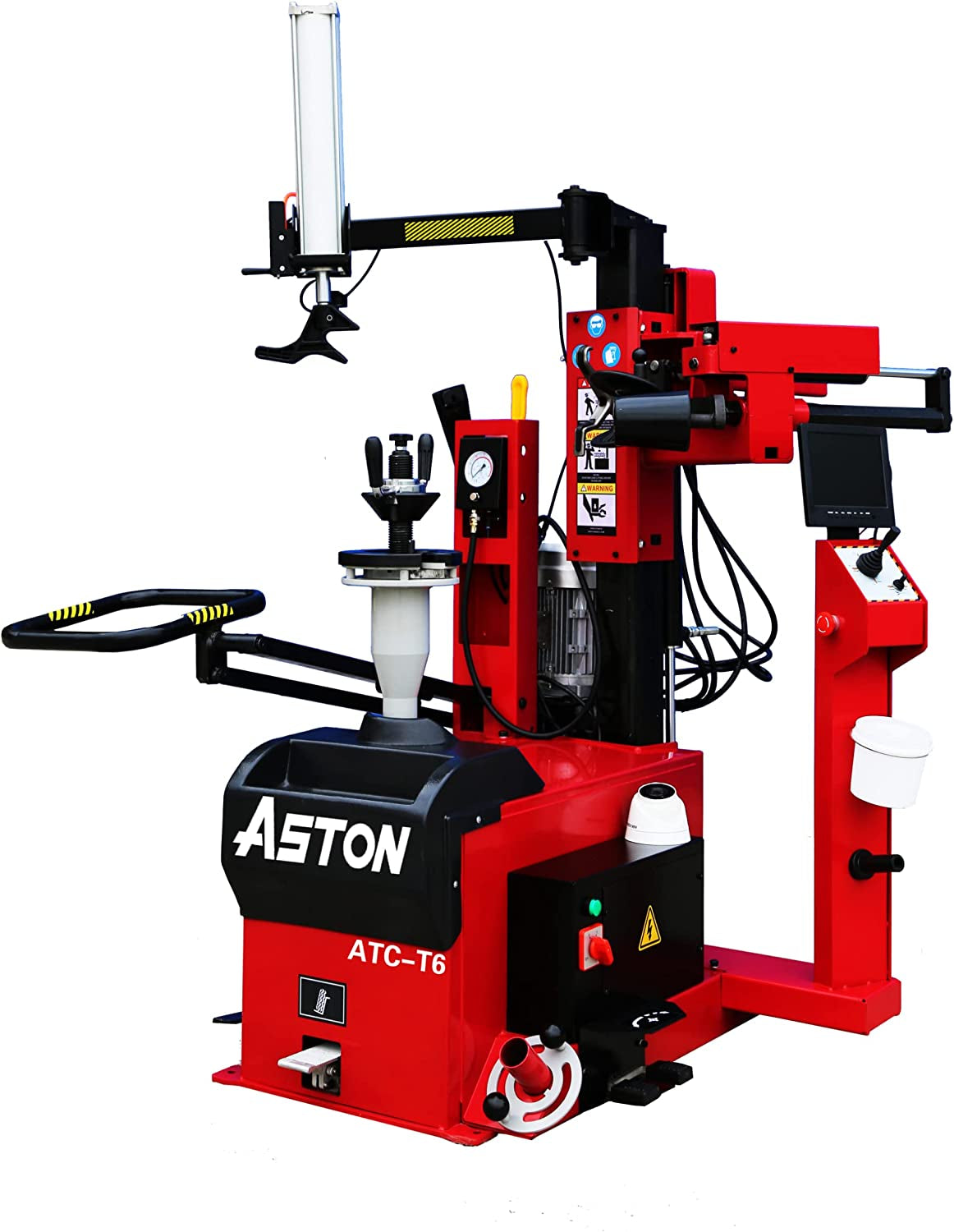 Aston Tire Machine Tire Changer Wheel Changer 4.0Hp Stronger Motor Fully Automatic Rim up to 30" Combo Wheel Balancer Self-Calibration W/Laser Light T6-3022