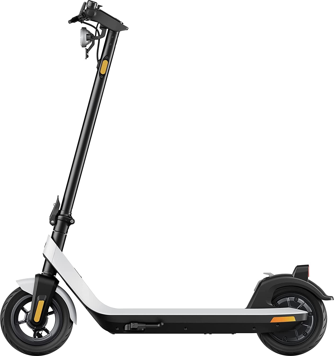 NIU Electric Scooter for Adults - 300W Power, 25 Miles Long-Range, Max 17.4MPH, 10'' Tubeless Fat Tire, Dual Brakes, W. Capacity 250Lbs, Portable Folding Commuting E-Scooter, UL Certified(Kqi2 Pro)