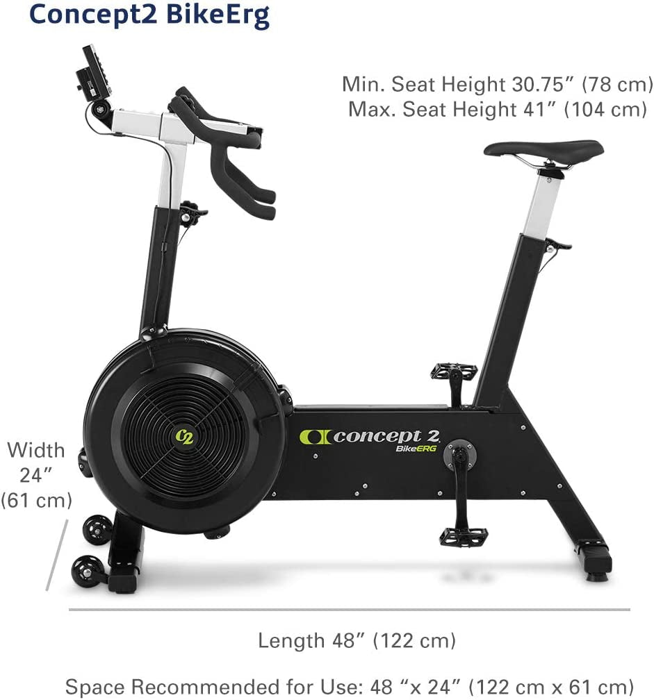 Concept2 Bikeerg Exercise Bike W/ Garmin Hrm-Dual