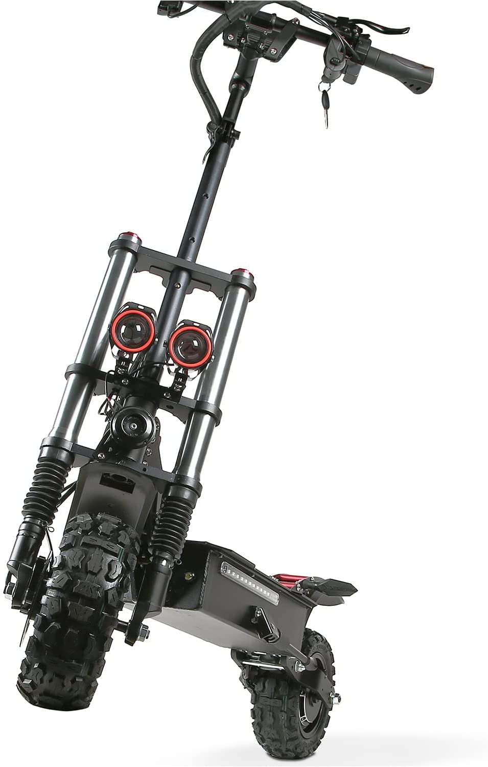 Electric Scooter Adults Max Speed 50 MPH - 60V5600W Dual Motor, Max 50-60 Miles, Long Battery Life 11 Inch Pneumatic Off-Road Tires, Dual Hydraulic Suspensions 550 LBS Load Capacity