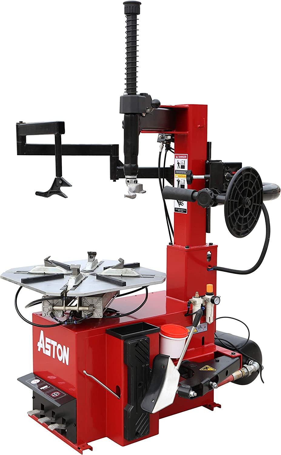 Aston Tire Machine Tire Changer Combo 2.0Hp Stronger Motor W/Bead Blaster underneath Rim up to 28'' Self-Calibration Balancer with Laser Light,5800-3022