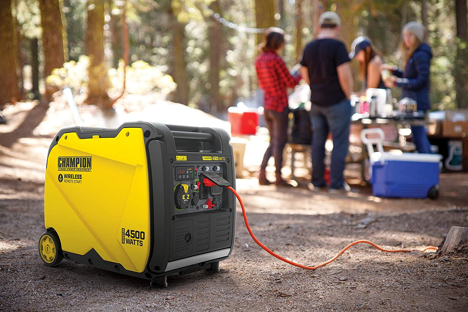 200987 4500-Watt RV Ready Portable Inverter Generator, Wireless Remote Start